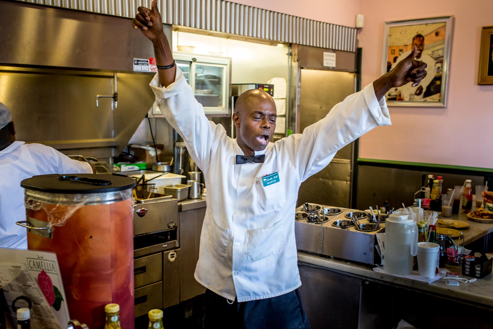 Waiter Marvin Day at Camellia Grille, New Orleans