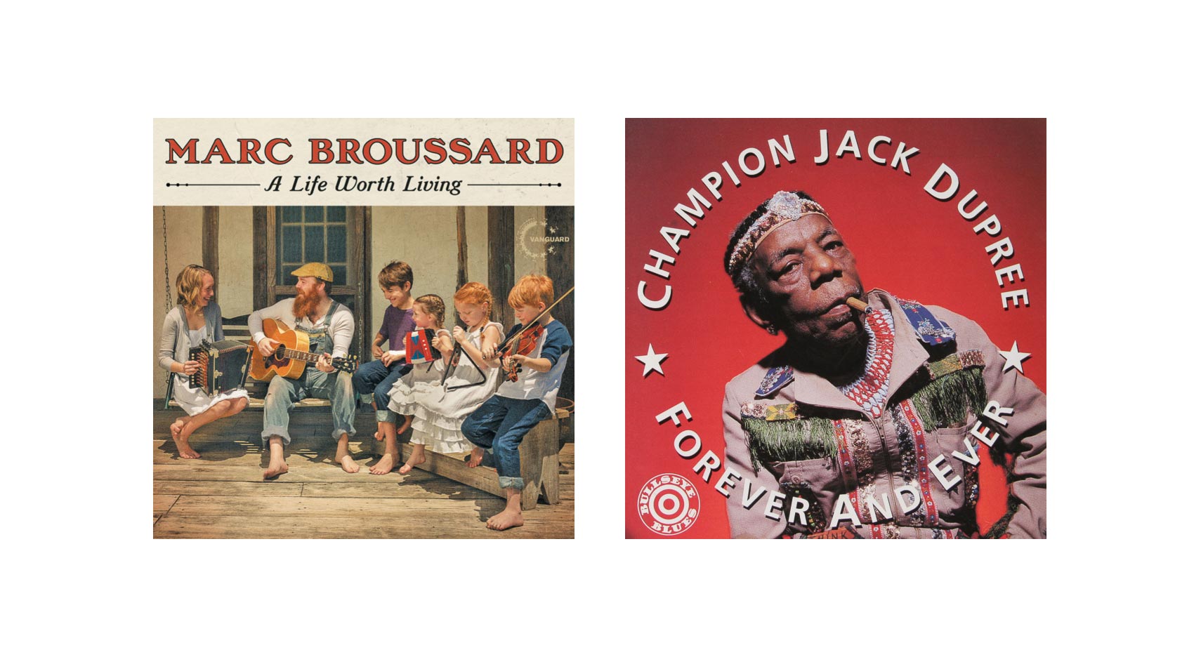 Marc Broussard cd cover, Champion Jack Dupree cd cover