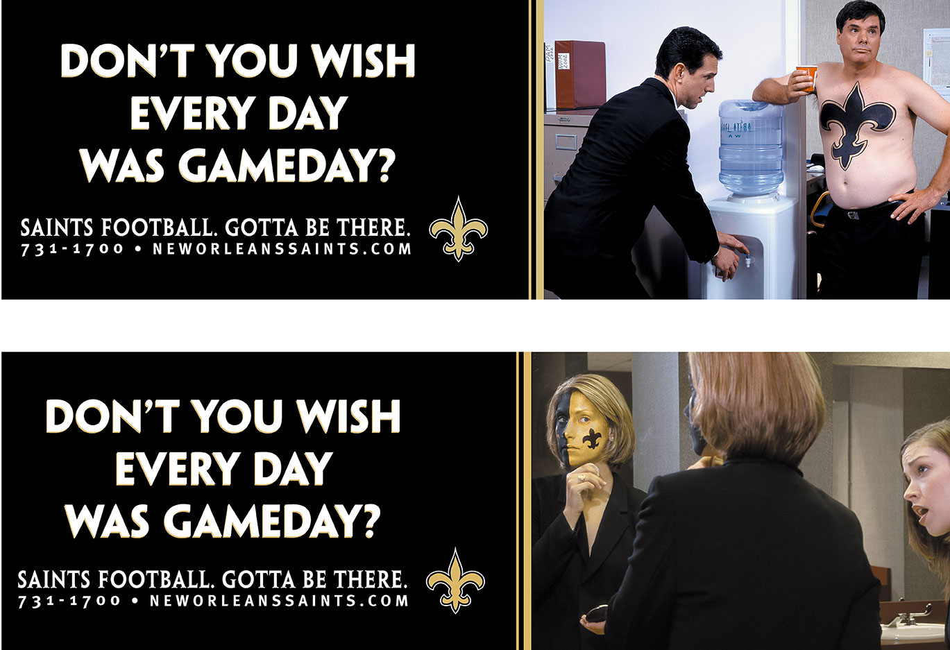 Saints Ads for Peter Mayer